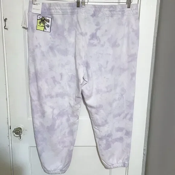 NIKE purple Tie-dye Standard fit mid rise size 2X Creativity sweatpants NEW - Picture 11 of 11